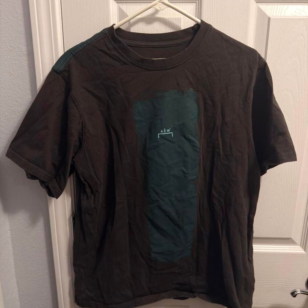 (2019-2020) A-COLD-WALL Collage Block Logo Oversized T-Shirt - Charcoal - M*
